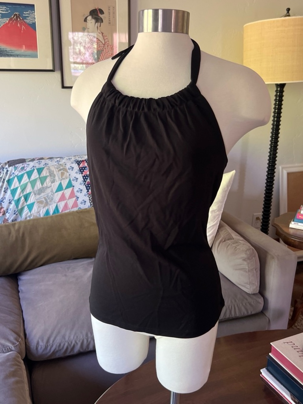 Ann Taylor Black Halter Camisole Top